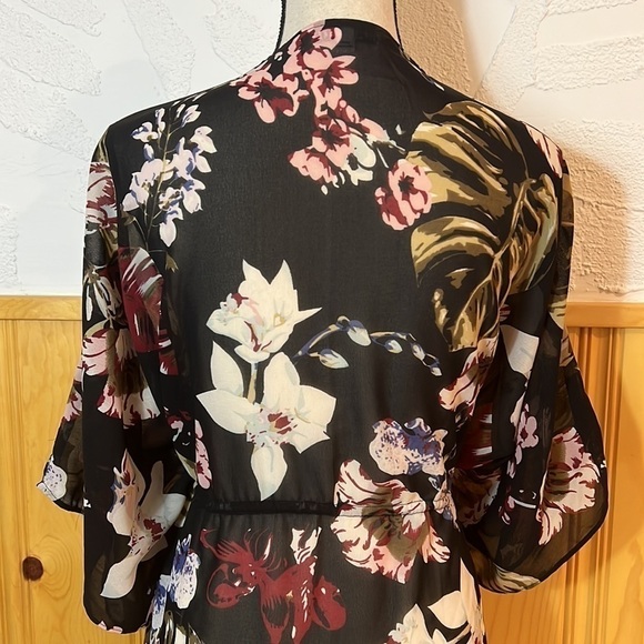 Walter Baker Floral Tillman Caftan Sz-OSFM - Picture 6 of 11